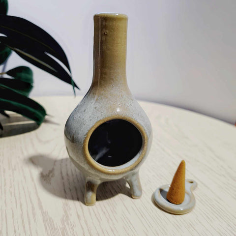 Ceramic Incense Cone Burner