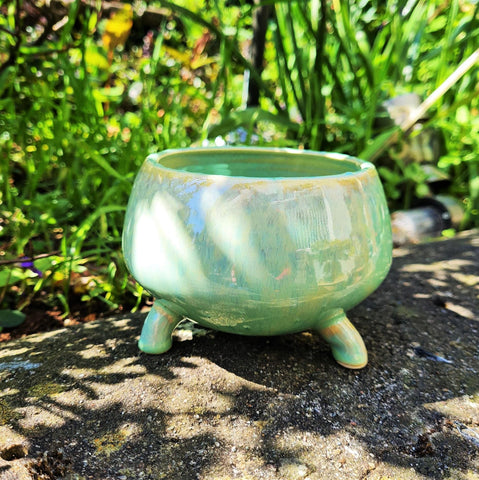 Glossy Green Planter