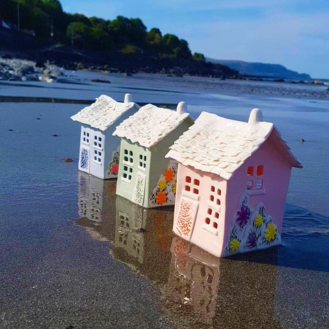 Small Coastal Porcelain House