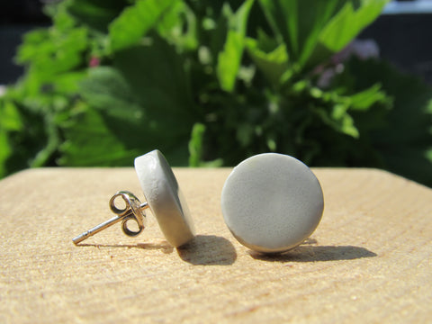 Granite Ceramic Porcelain Stud Earrings