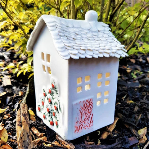 New Handmade Woodland Porcelain House